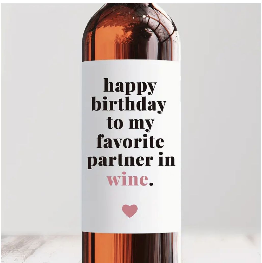 Flessticker - Partner in Wijn