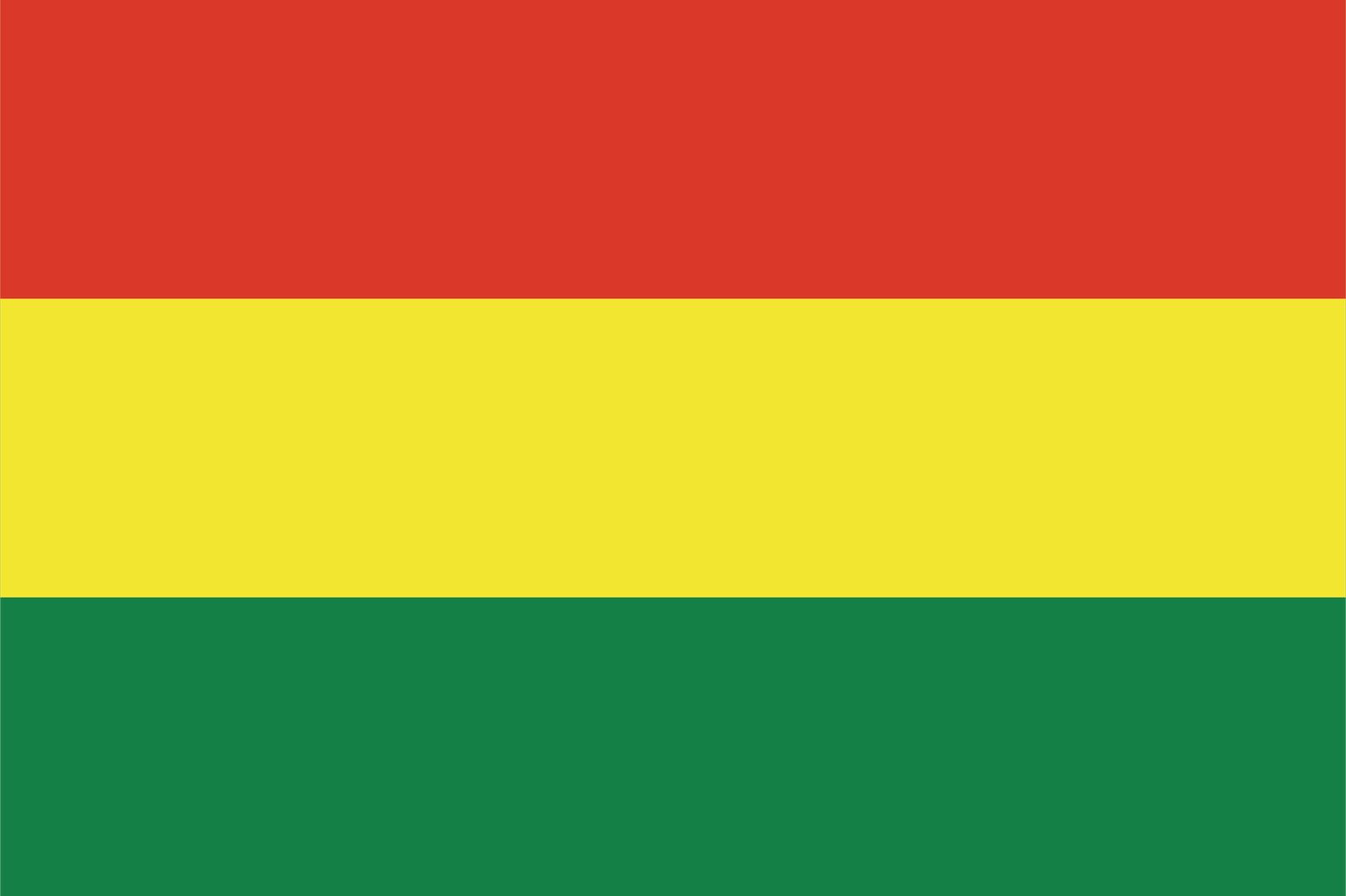 Bolivia Vlag - Sticker