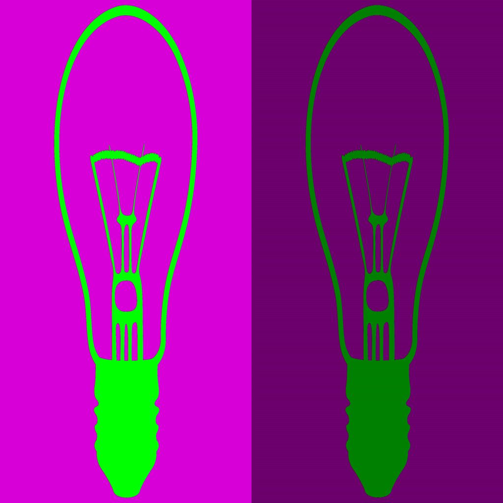 Sticker - Gloeilamp Ontwerp