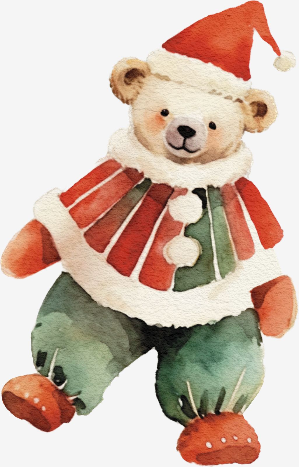 Kerstbeer Sticker