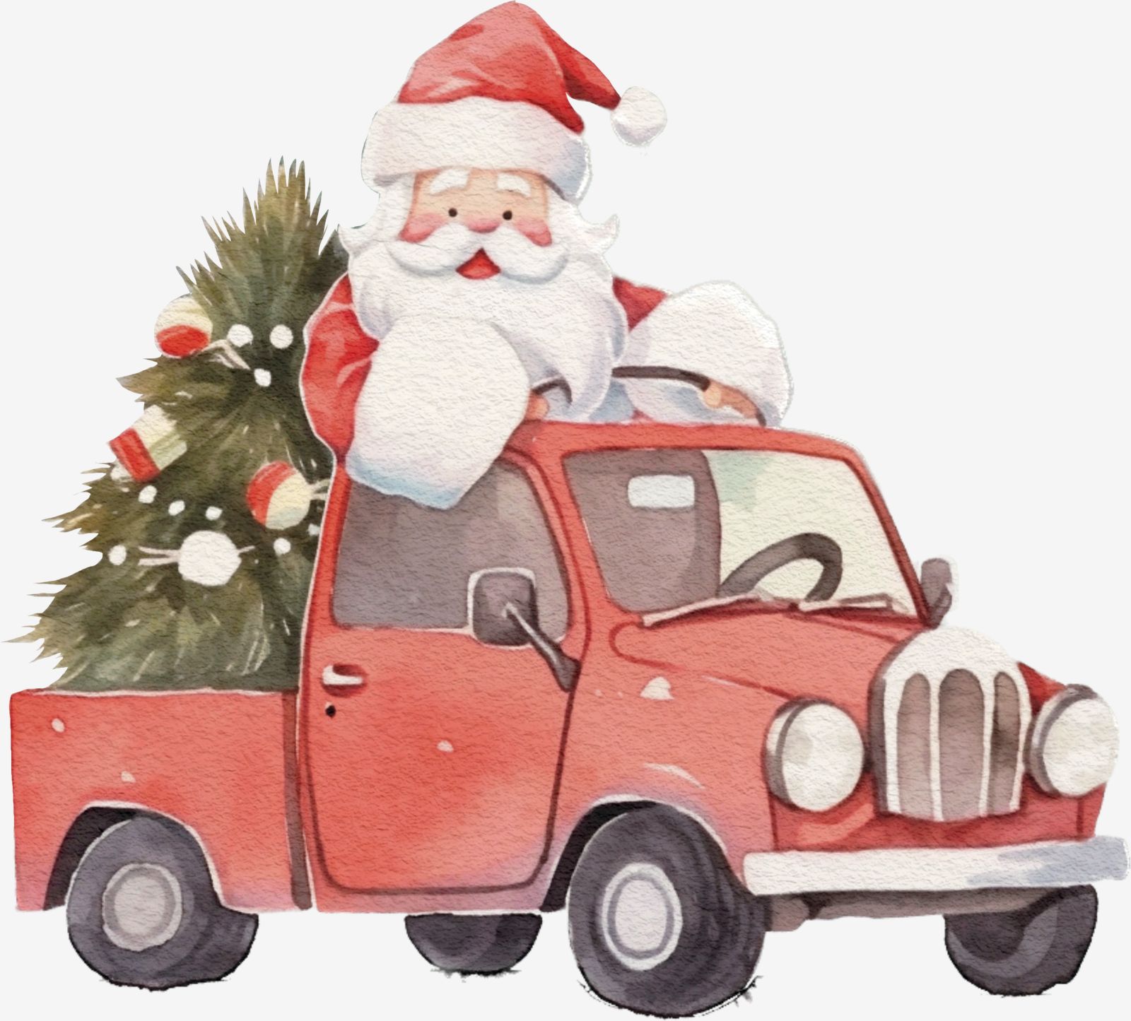 Kerstman Kerst Sticker