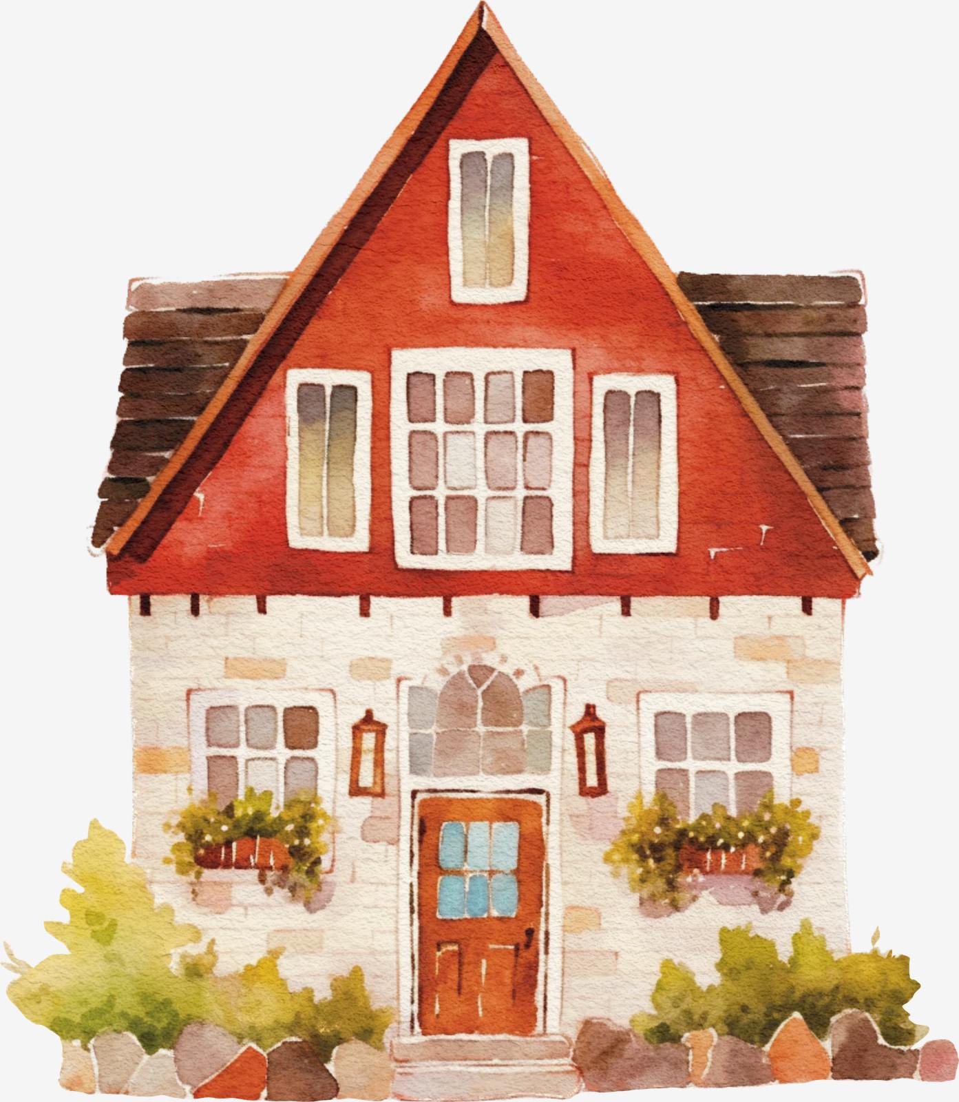 Charmant Huis Sticker