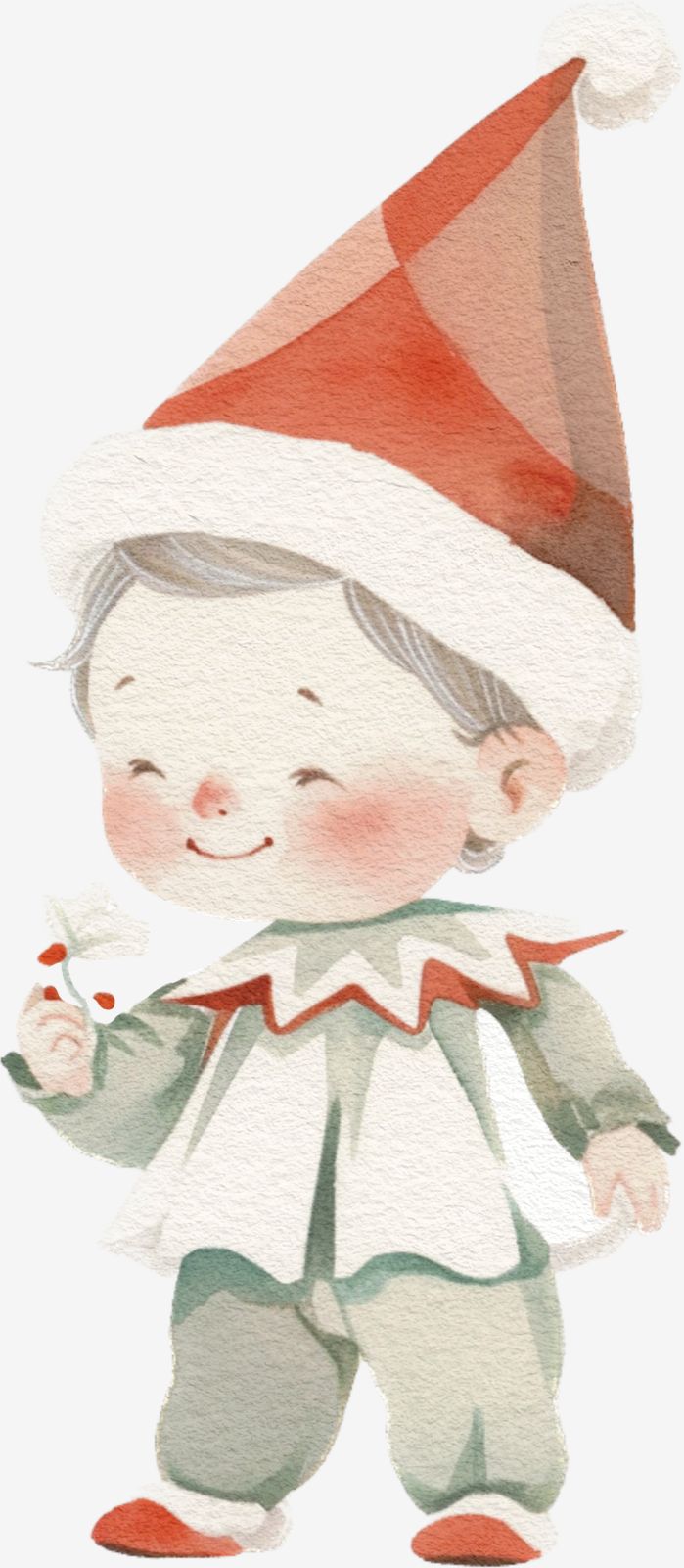 Kerst Elf Sticker