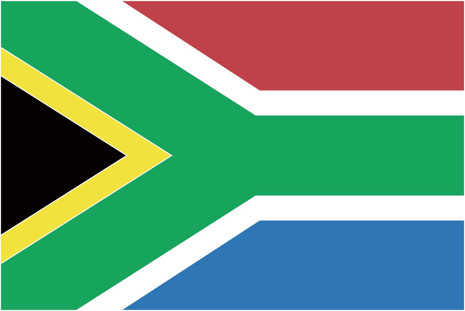 Zuid-Afrika Vlag - Sticker