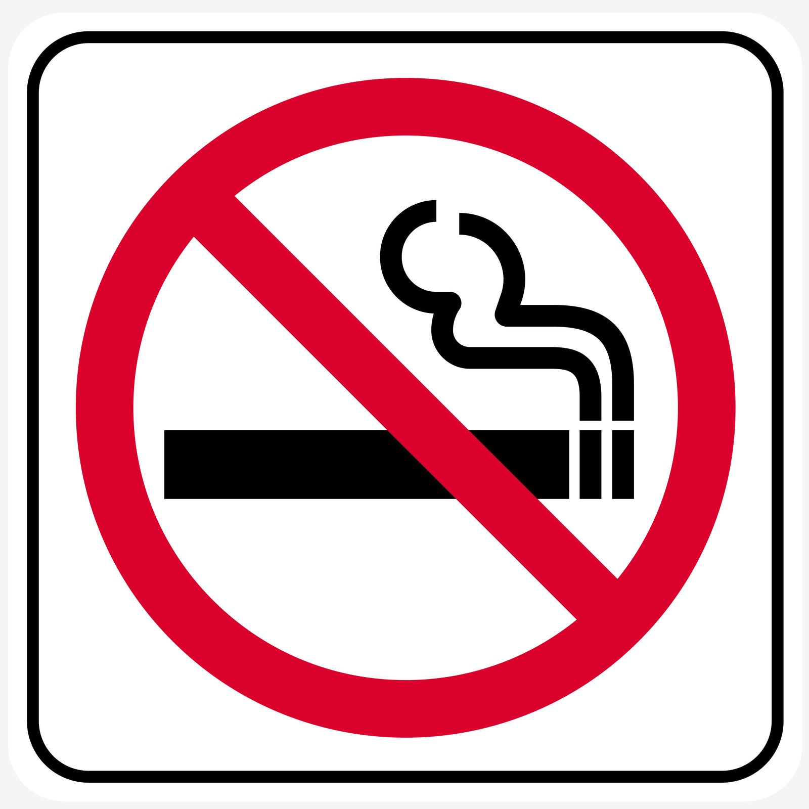 Sticker - Verboden te roken