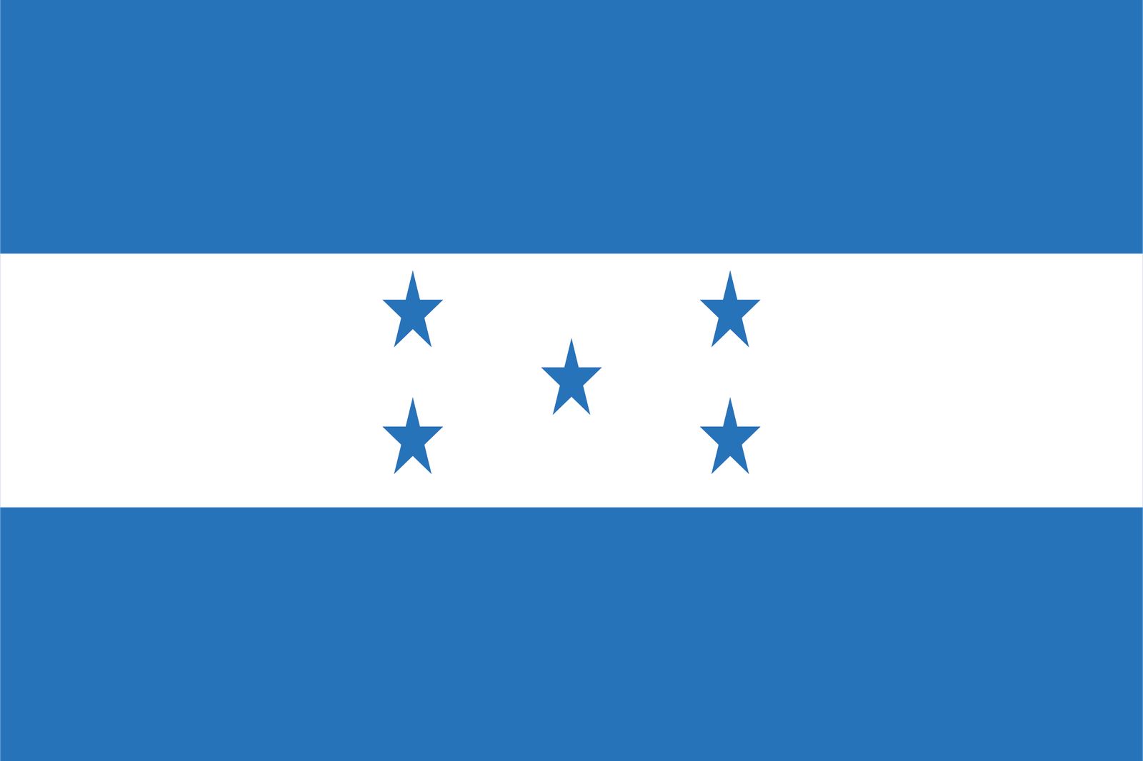 Honduras Vlag - Sticker