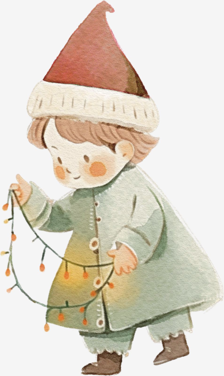 Kerstkindsticker