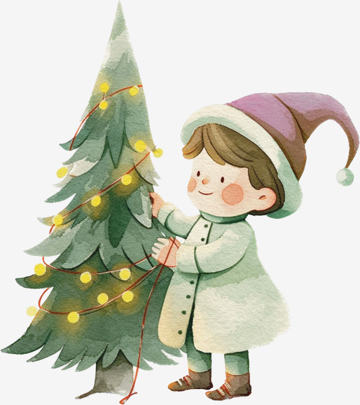 Kerstboom Sticker