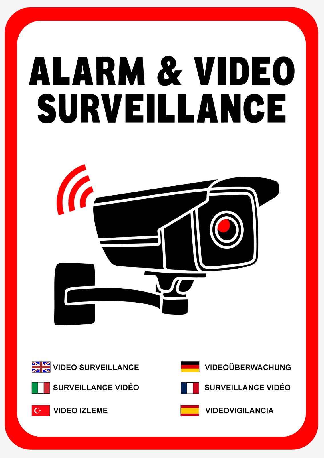 Sticker - Alarm & Videobewaking