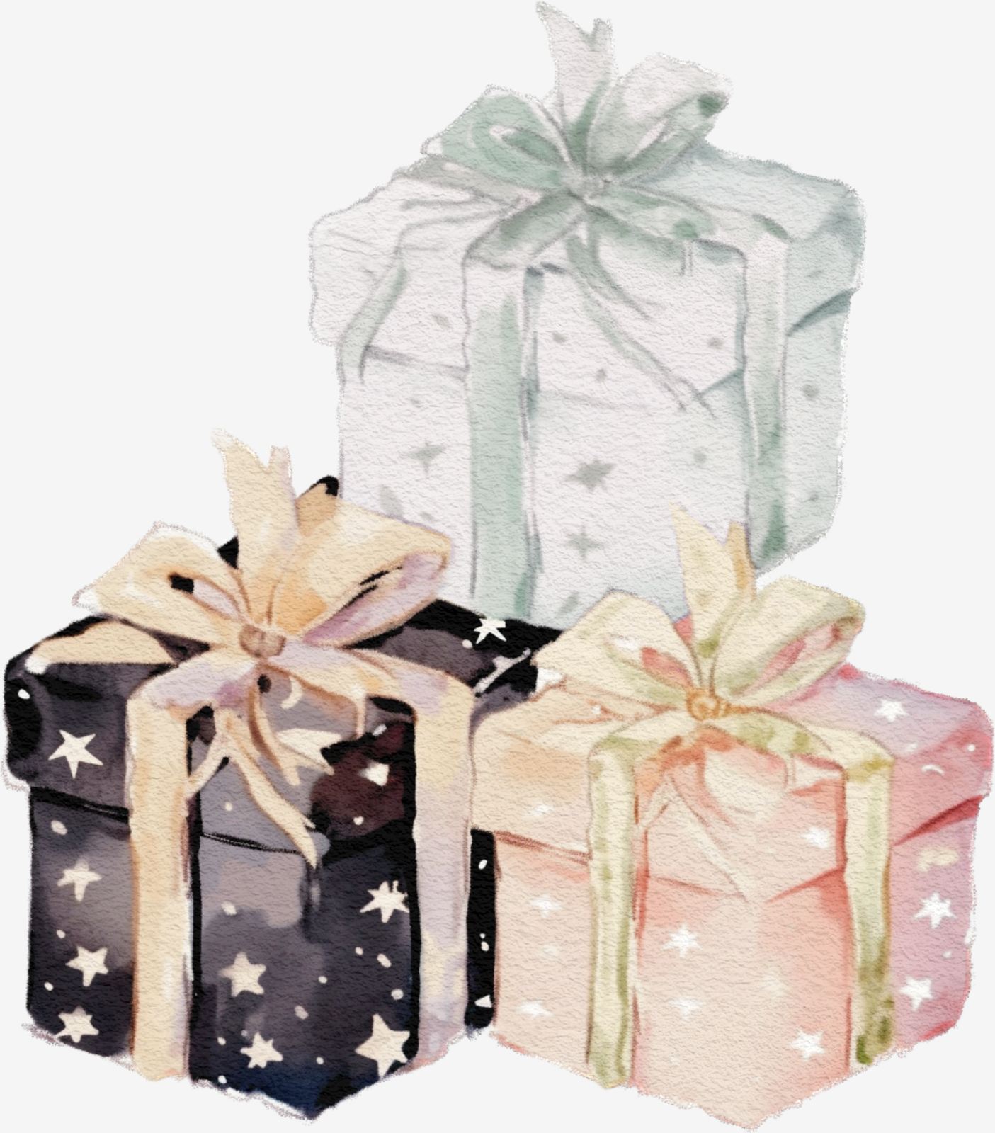 Vakantie Sterren Cadeaubox Sticker
