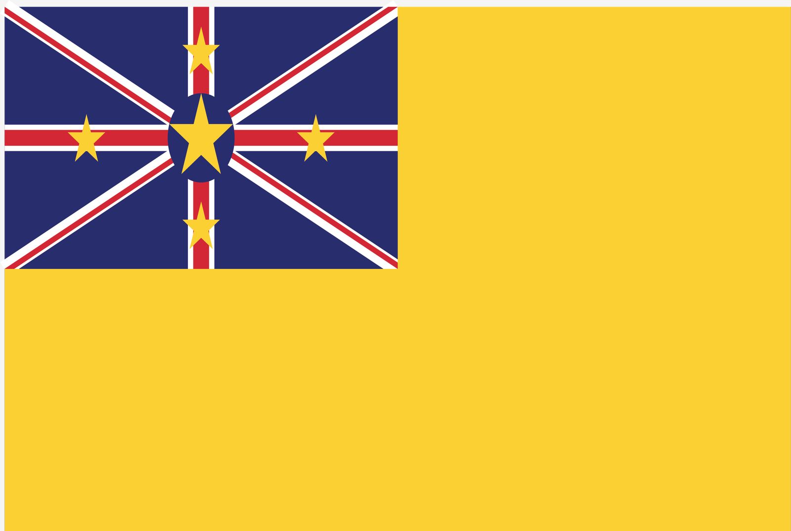 Niue Vlag - Sticker