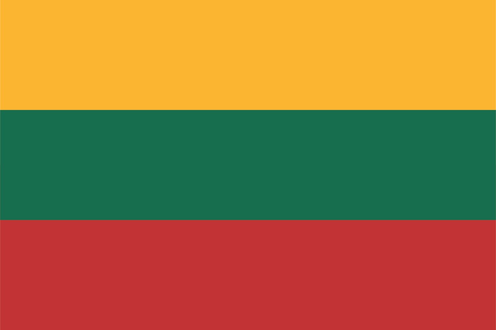 Litouwen Vlag - Sticker