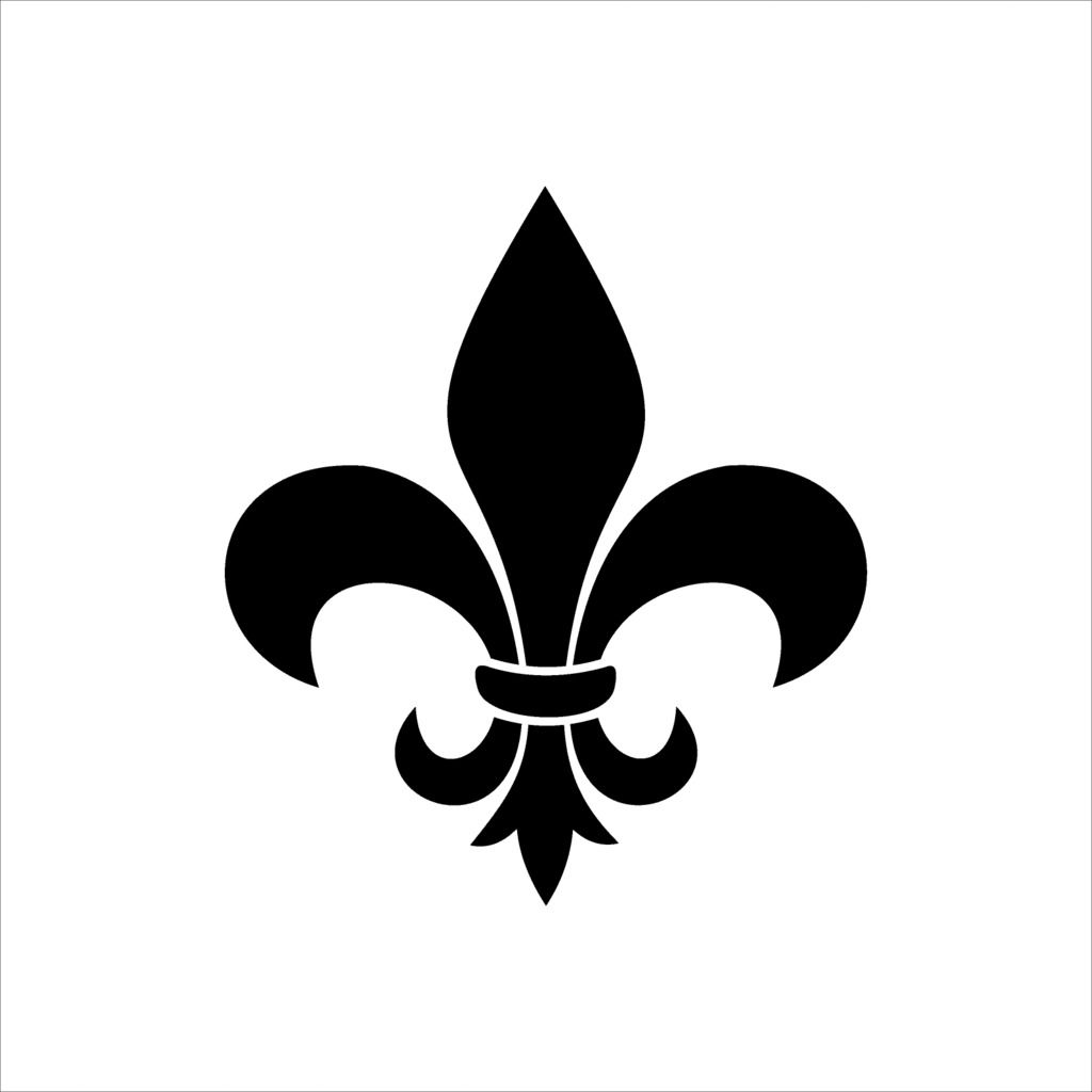 Sticker - Fleur-de-Lis Design
