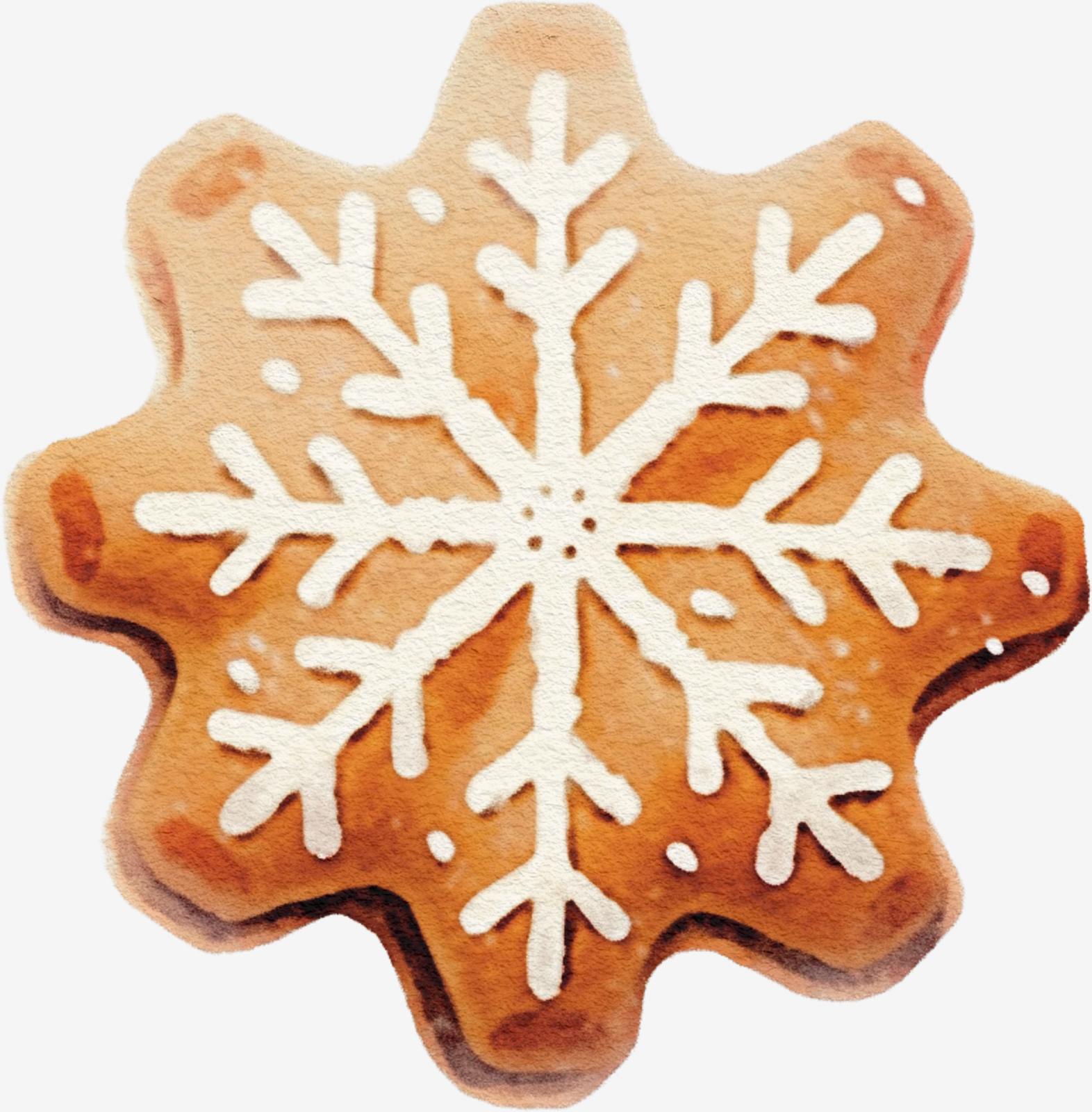 Sneeuwvlok Koekje Sticker