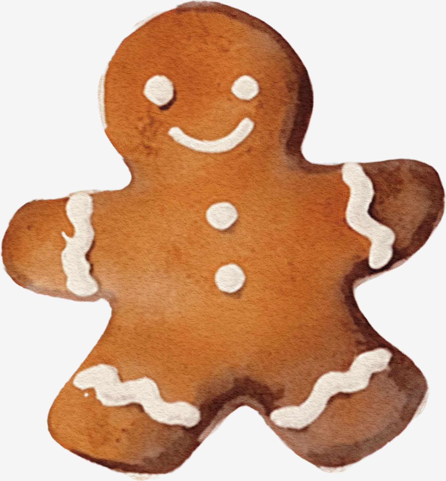 Peperkoek Sticker voor Kerstmis