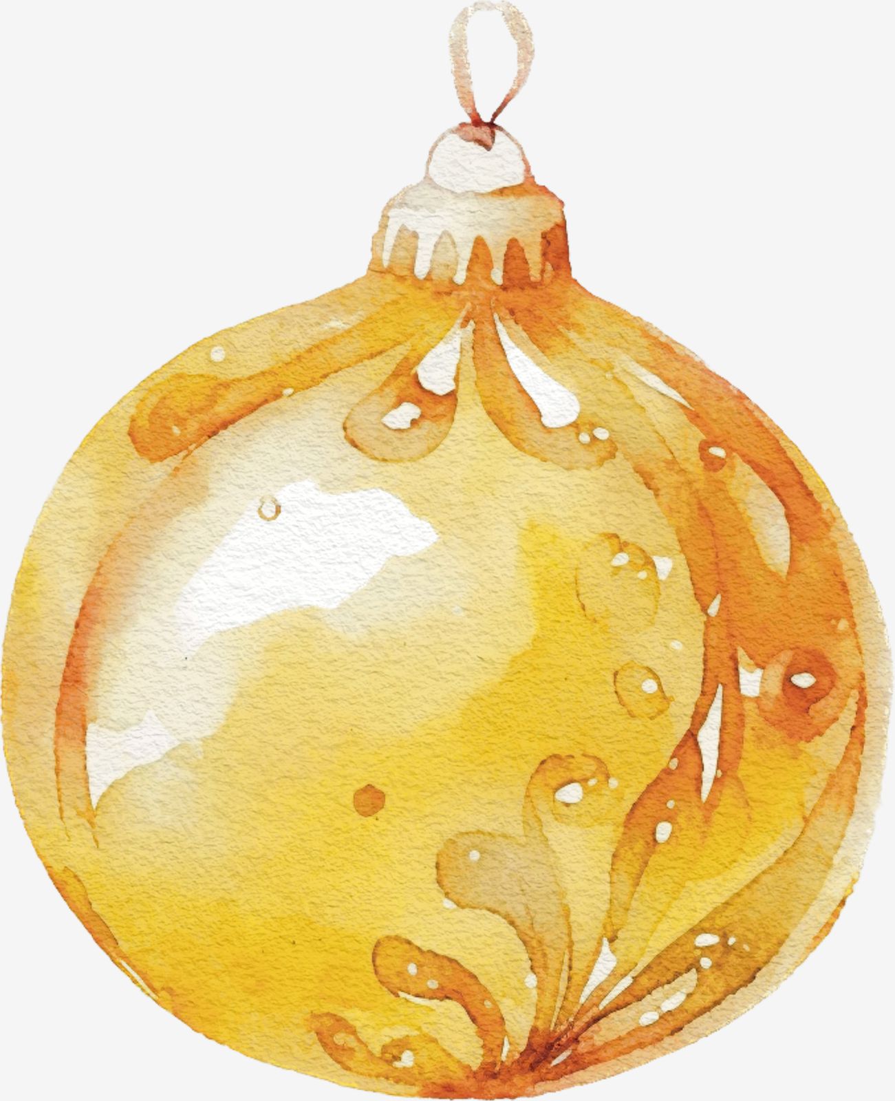 Feestelijke Ornament Sticker