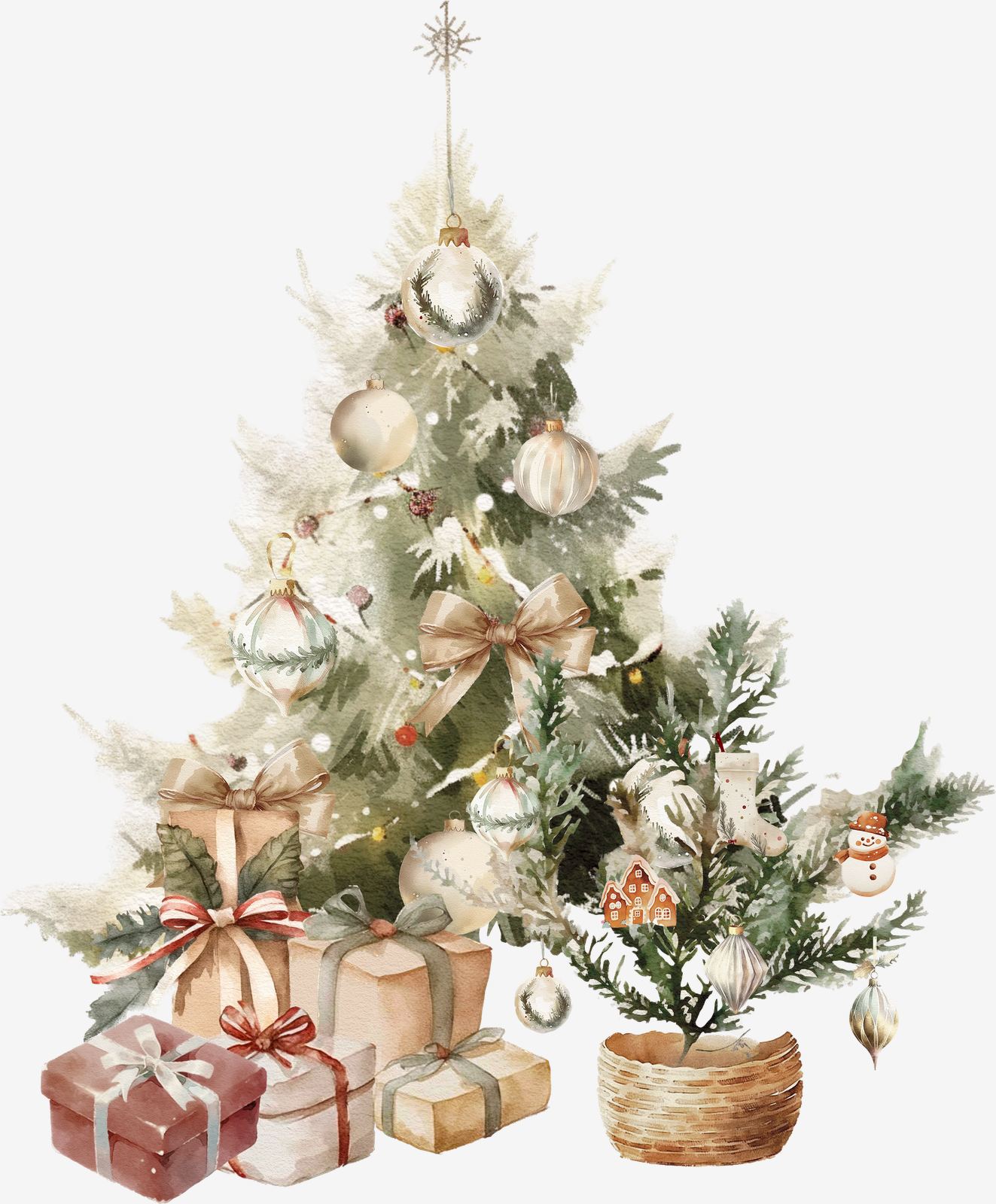 Kerstboom Sticker