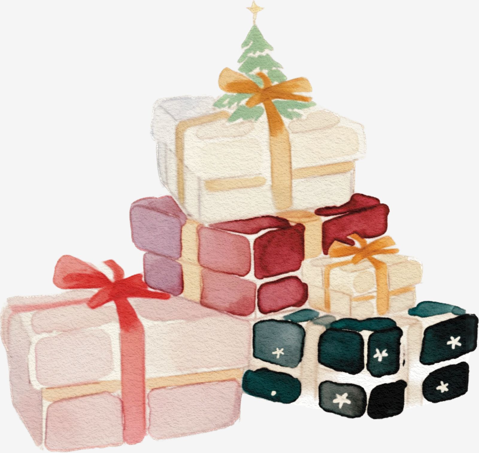 Kerstcadeaus Sticker
