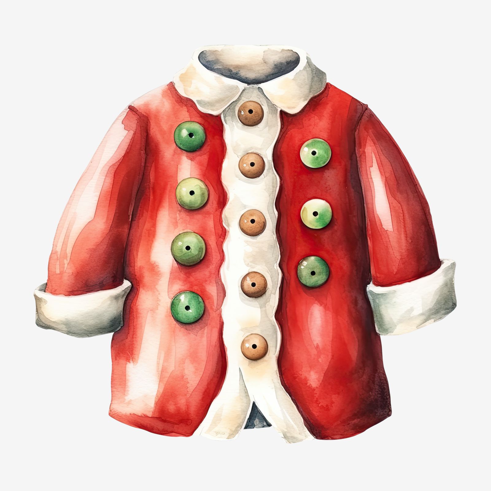 Feestelijke Kerstjas Sticker