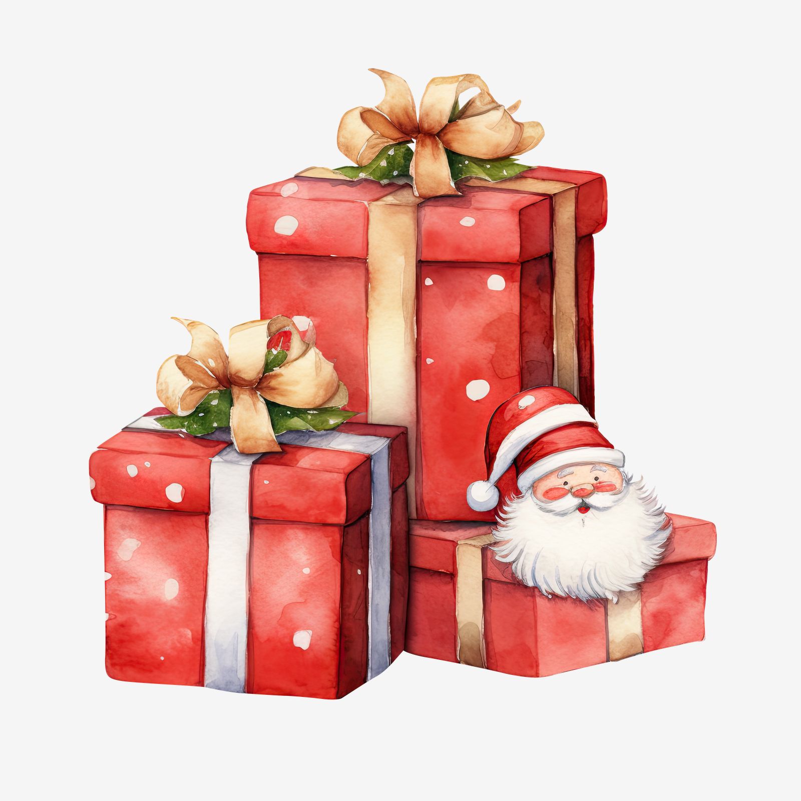 Kerstman Sticker Set