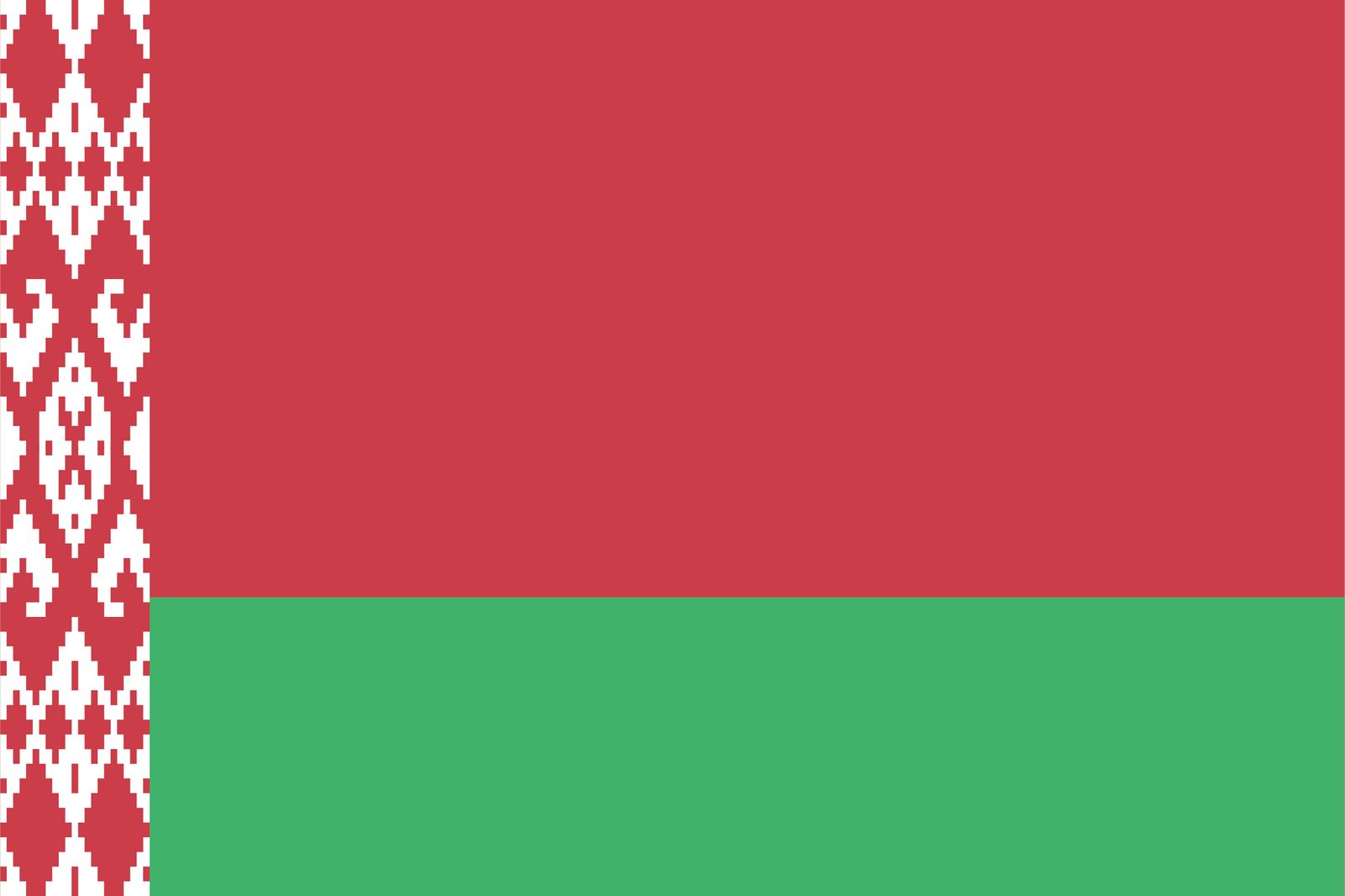 Wit-Rusland Vlag - Sticker