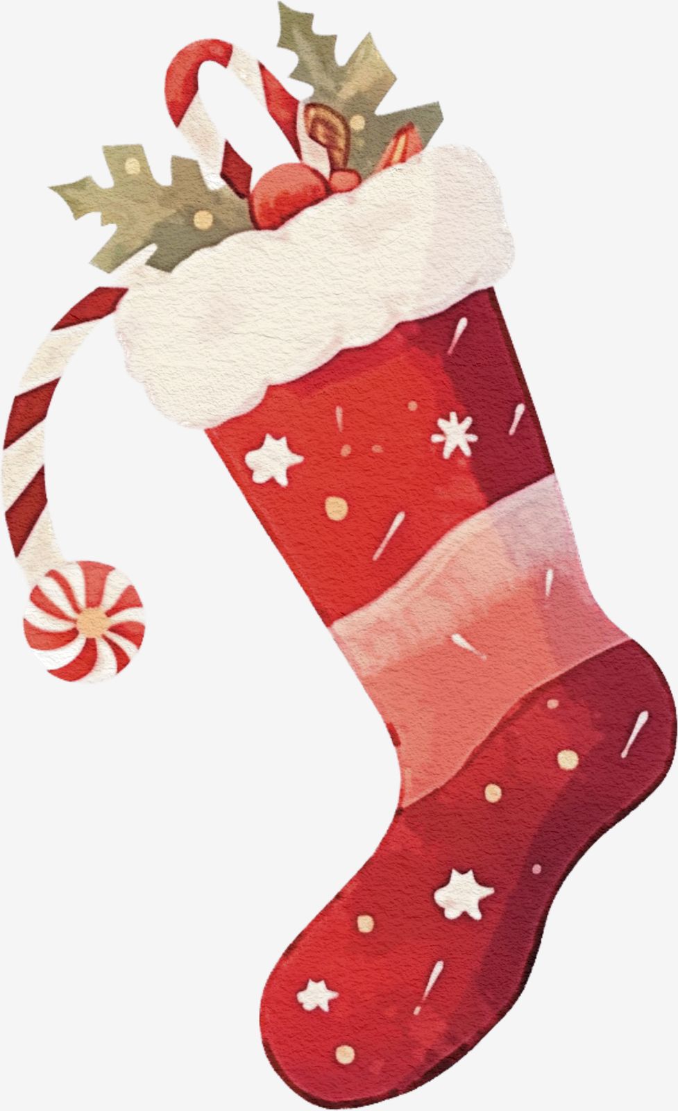 Kerstsok Sticker