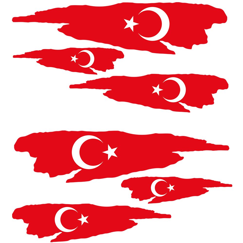Turkije Vlag - Sticker