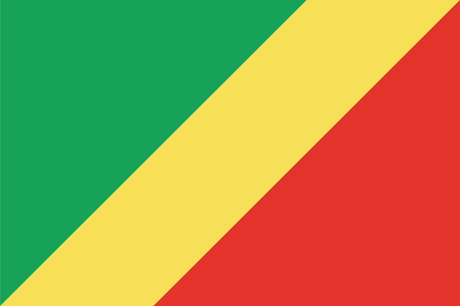 Vlag van de Republiek Congo - Sticker
