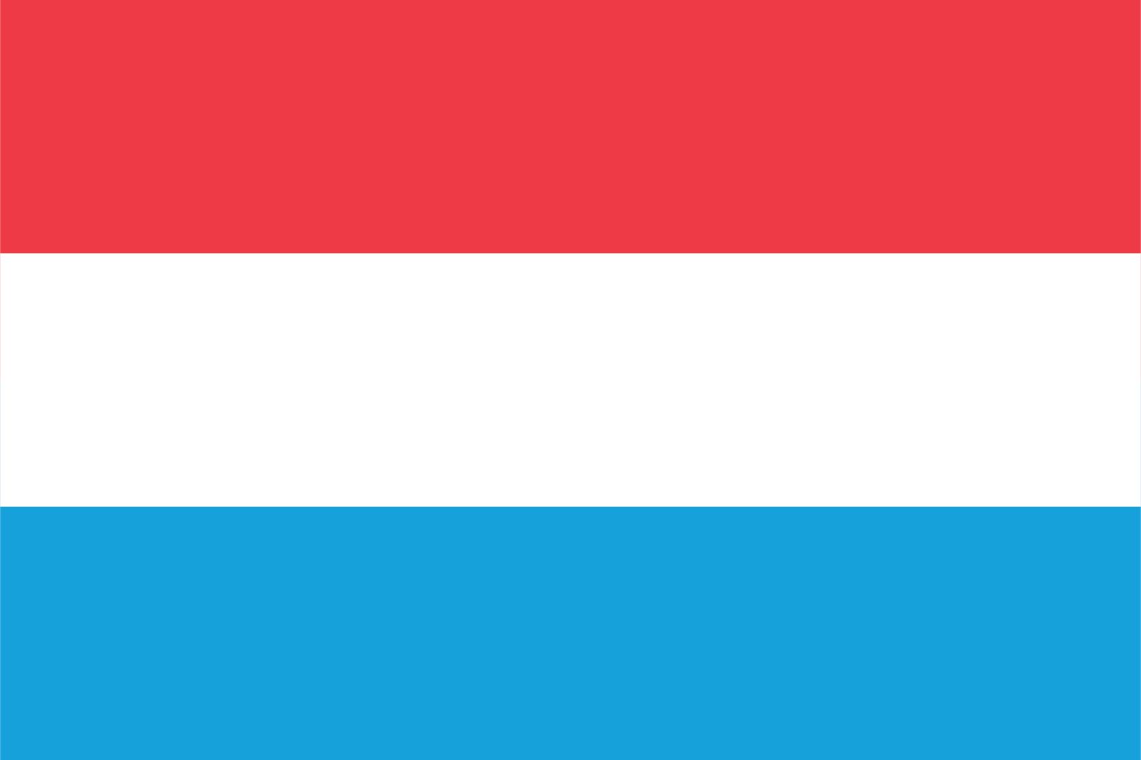 Luxemburg Vlag - Sticker