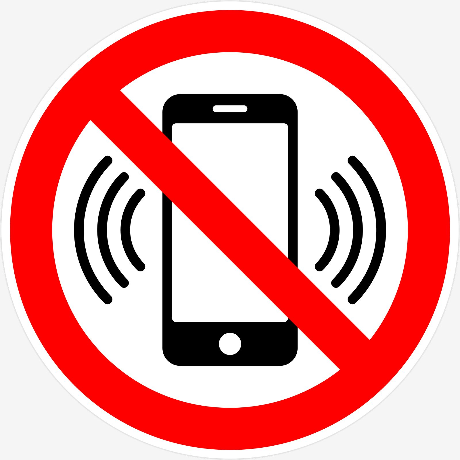 Sticker - Geen Mobiele Telefoons