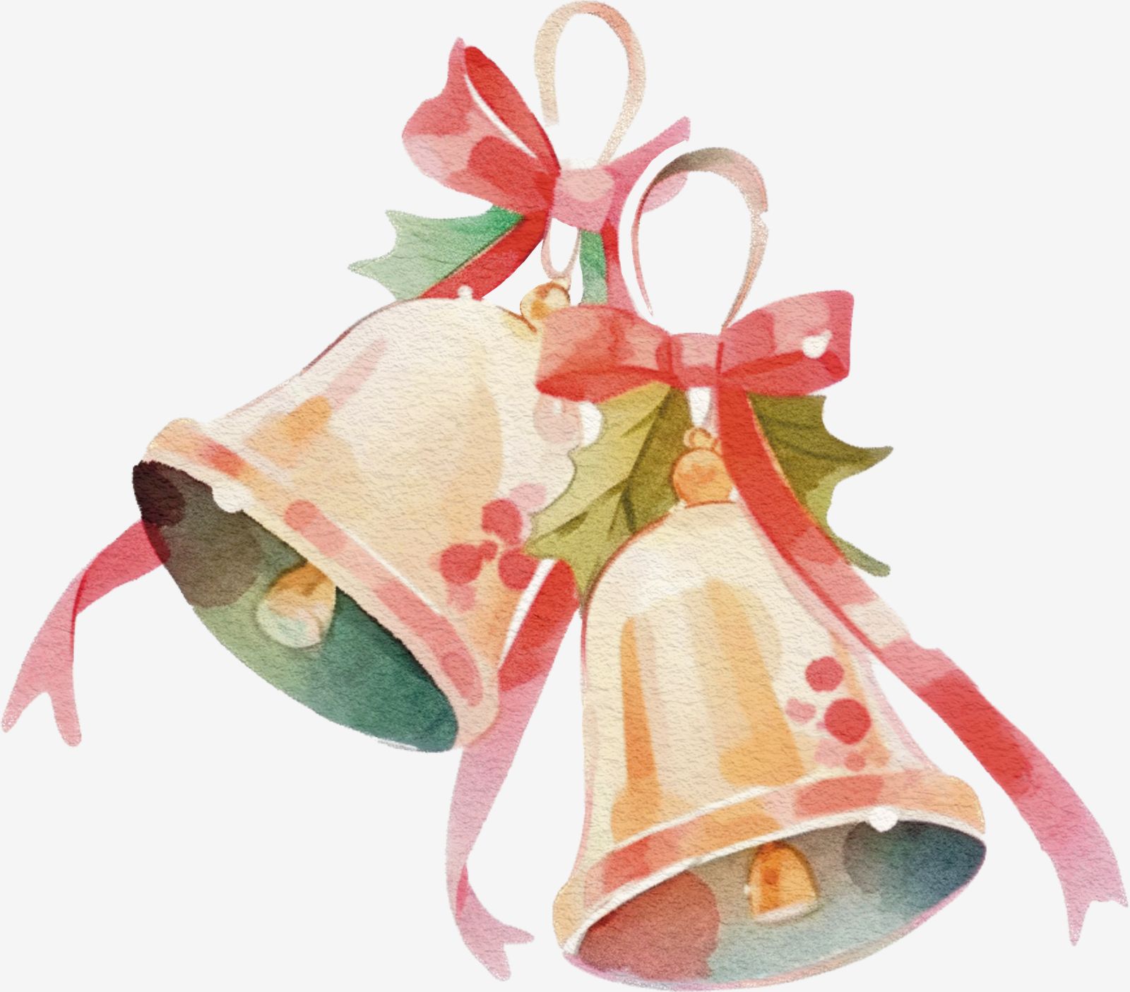 Feestelijke Kerstbel Sticker