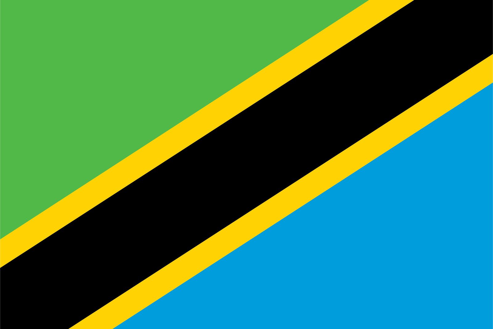 Tanzania Vlag - Sticker