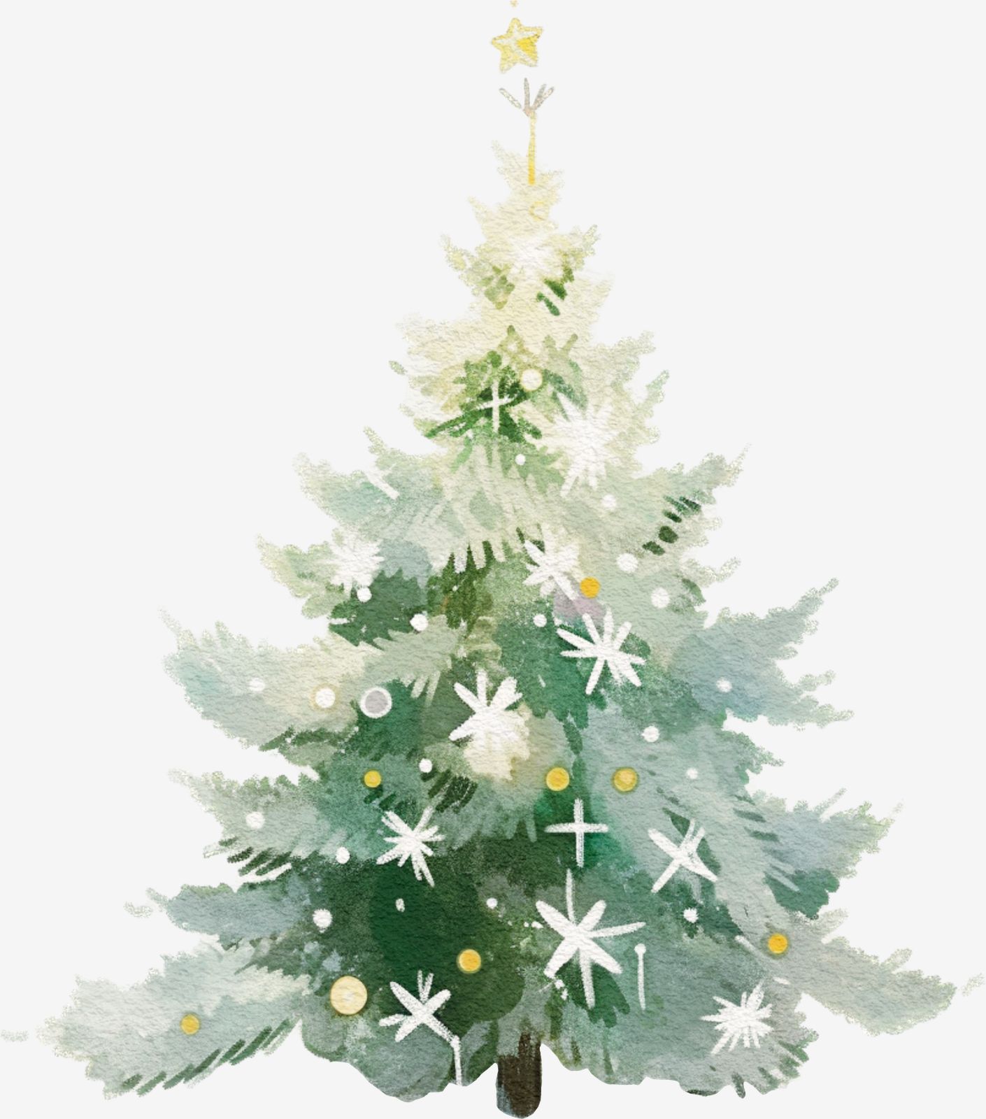 Kerstboom Sticker