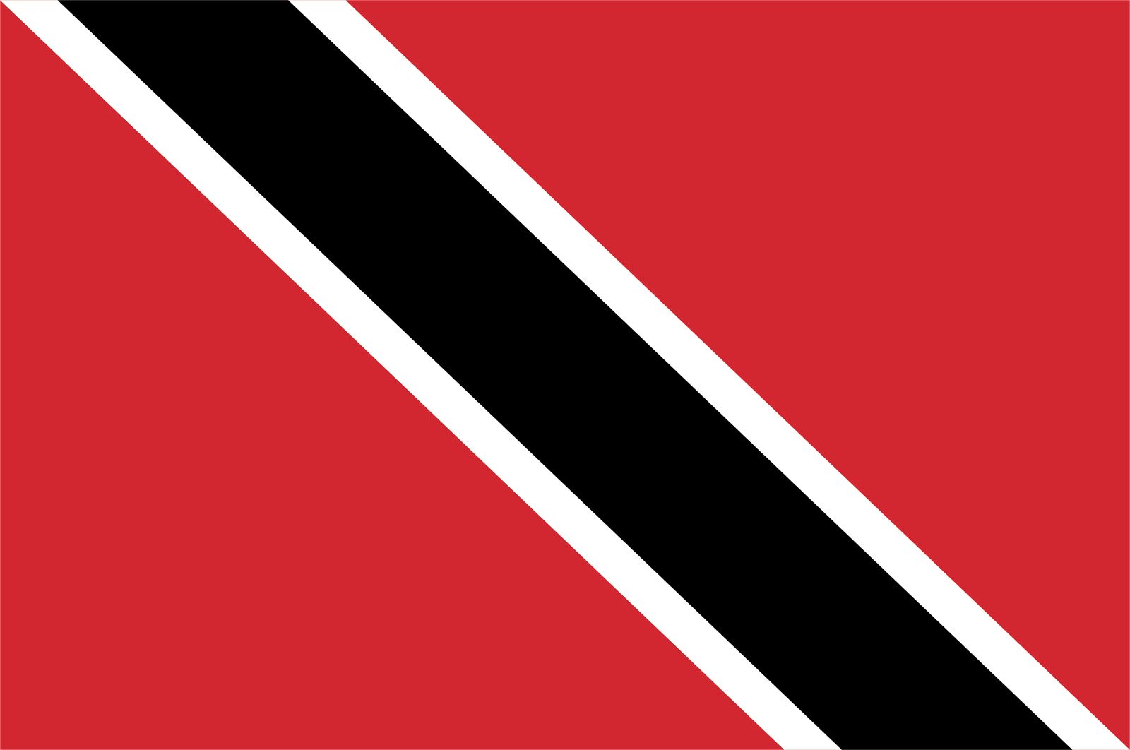 Trinidad en Tobago Vlag - Sticker