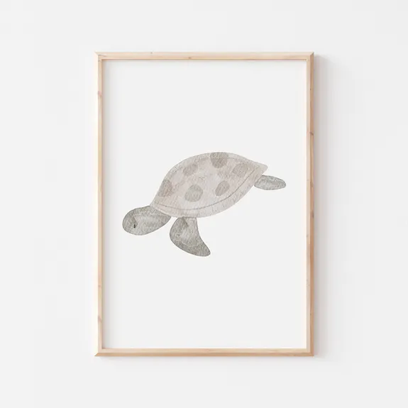Poster - Zeedier / Schildpad