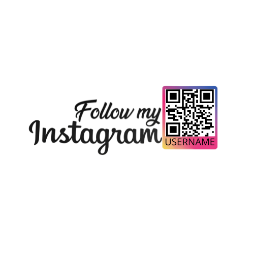 Aangepast label - Persoonlijke Sticker - Codeontwerpers - Instagram