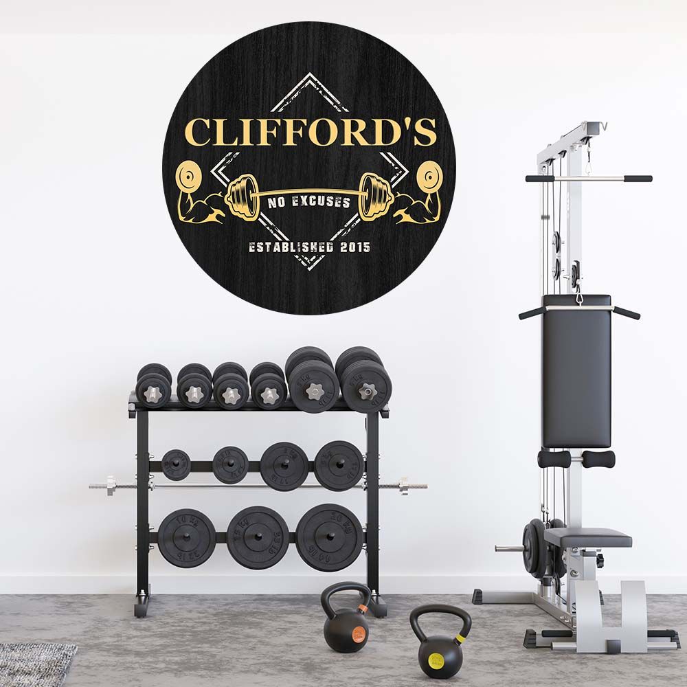 Muursticker - Fitness Inspiratie
