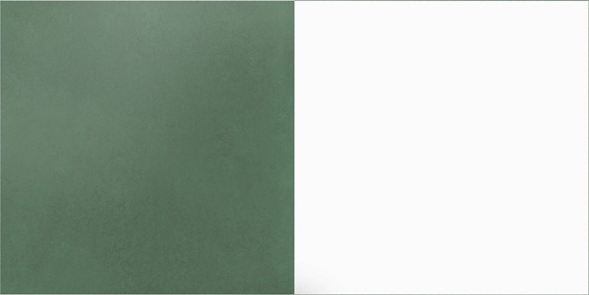 Groene en witte wandtegels - 24 st