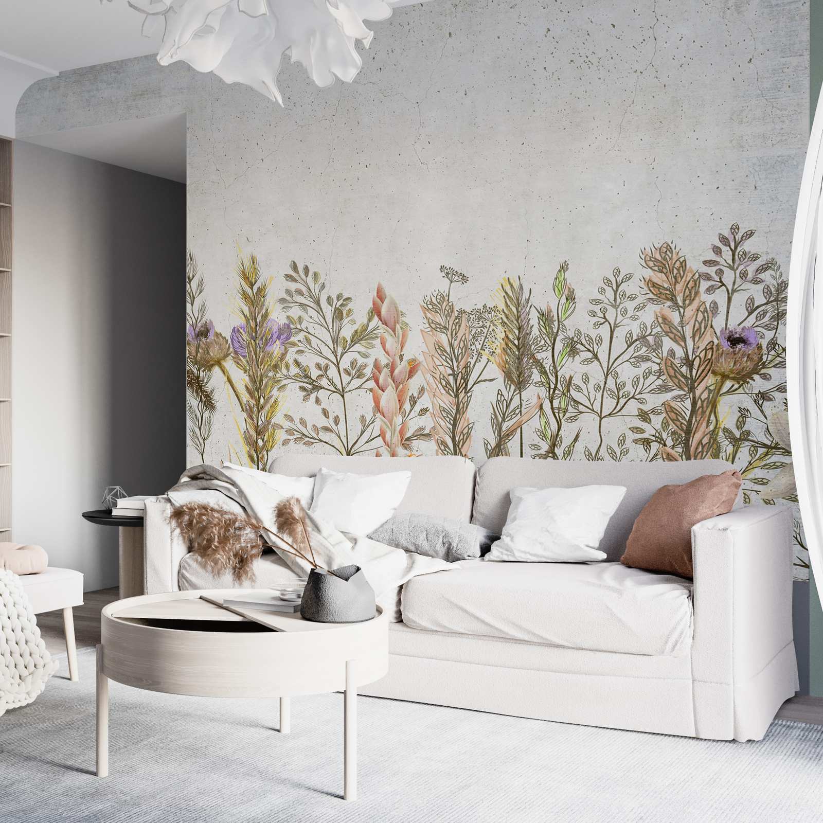 Behang - Botanisch Bloemontwerp
